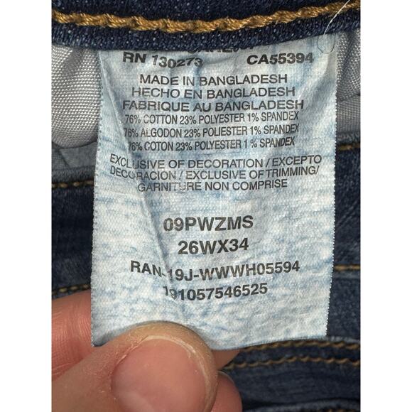 Wrangler Retro Women's Bootcut Blue Denim Jeans - Size 26Wx34 (51x33) - Picture 5 of 5